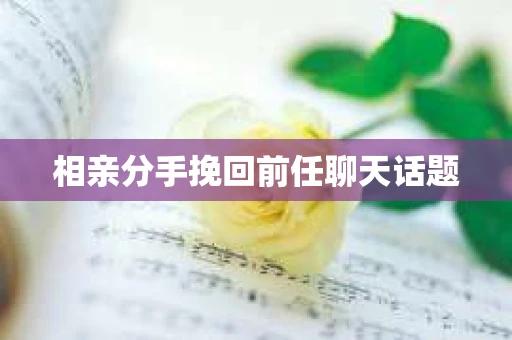 相亲分手挽回前任聊天话题