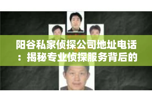 阳谷私家侦探公司地址电话：揭秘专业侦探服务背后的故事