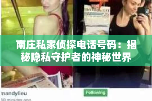 南庄私家侦探电话号码：揭秘隐私守护者的神秘世界