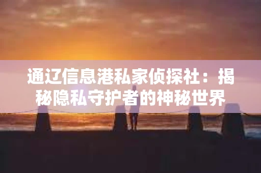 通辽信息港私家侦探社：揭秘隐私守护者的神秘世界