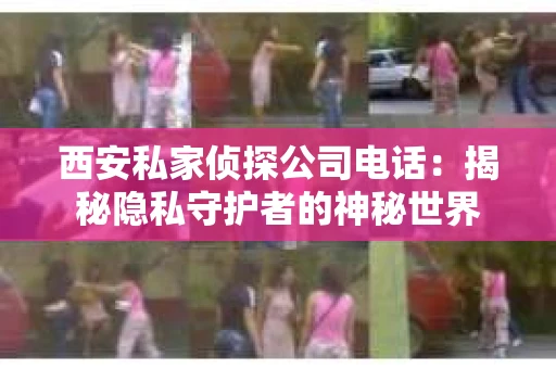 西安私家侦探公司电话：揭秘隐私守护者的神秘世界