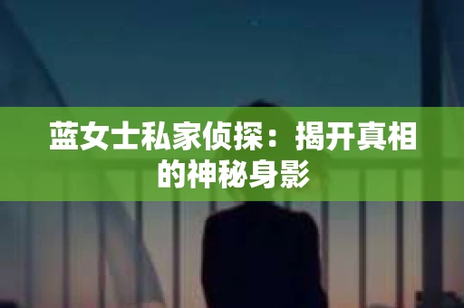蓝女士私家侦探：揭开真相的神秘身影