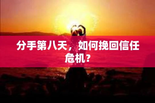 分手第八天，如何挽回信任危机？
