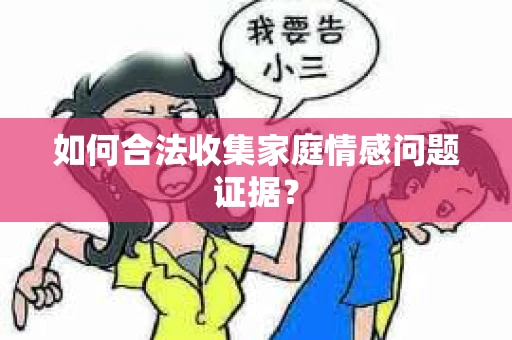 如何合法收集家庭情感问题证据？